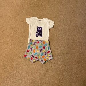 Onesie and bummie shorts